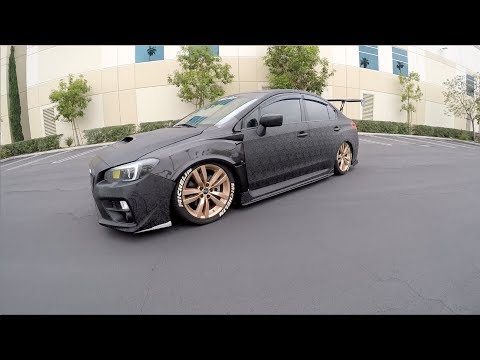 2015 Subaru Sti Wrx - Air Ride Suspension Kit - Rainy Day Vlog!
