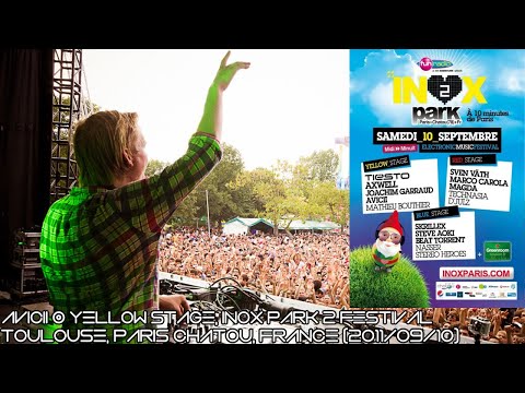 Avicii @ Yellow Stage, INOX Park 2 Festival Toulouse, Paris Chatou, France (2011/09/10)