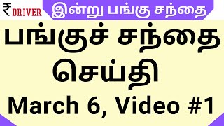 Tamil Share market news | Share market in Tamil | பங்குச் சந்தை செய்தி |