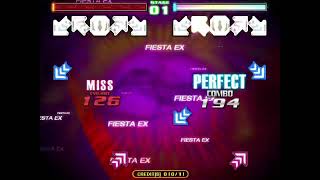 Pump it up Fiesta EX - Lucky Princess - Deadbeat Boyfriend Disko warp main mix S3 & S5 [60fps]