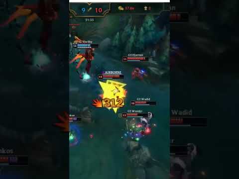 The shy Aatrox 1v5 #shorts #leagueoflegends