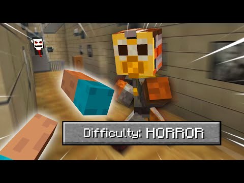 So we played Minecraft HORROR in VR...