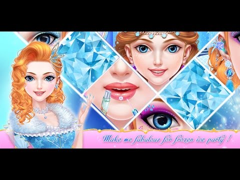 Frozen Ice Queen Makeup Salon Video