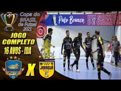 Pato X Jaraguá | Jogo Completo | 16 Avos de Final | Jogo de Ida | Copa do Brasil de Futsal 2021