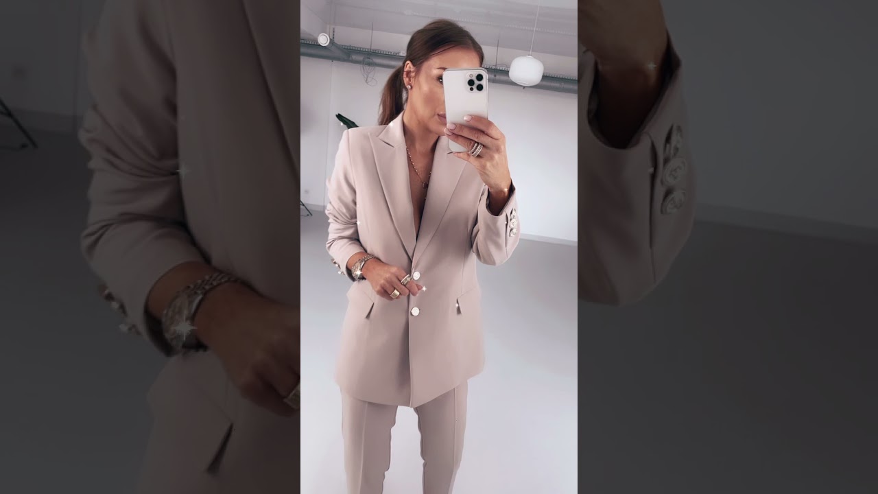 Emo - garnitur damski beżowy Set Nicol