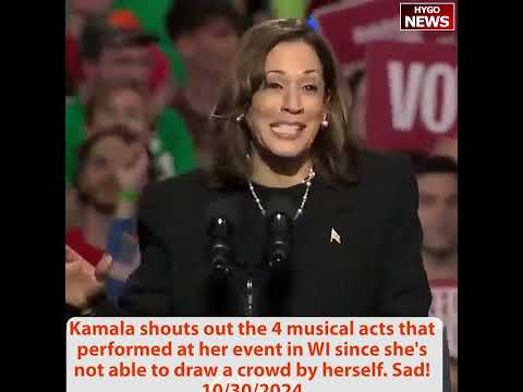 Kamala repeats I AM SPEAKING after interrupted by protesters; Q: How can you bring people together