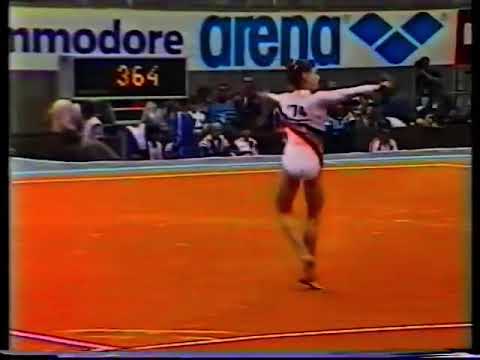 🥇 Daniela Silivas 🇷🇴 FX AA 10.000 1987 European Championships