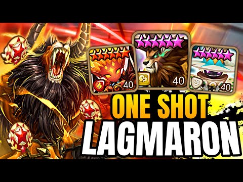 ONE SHOT TURN CYCLE with Lagmaron, Tablo and Jamire - Summoners War