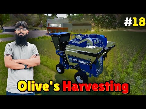 Farm Simulator 23 | Olives Harvesting | Gameplay | Guide Video | Farming Tools | Realtor Plays