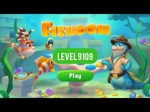 Fishdom game video level 9109 #youtube #fishdom