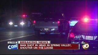 Man shot in the head in Spring Valley