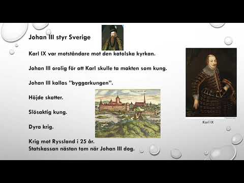Vasatiden: Johan III tar över makten