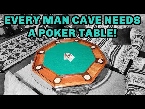 30 Year Old Poker Table Gets Full Restoration For Garage Man Cave!