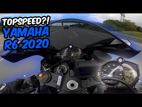 Yamaha R6 2020 | Top Speed auf der Autobahn!