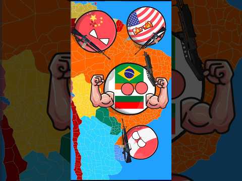 What if India Indonesia and Brazil unite?#shorts #countryballs Countryballs Funny Video