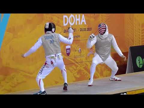 Doha 2021 SMF - GOLD - Shikine JPN v Meinhardt USA