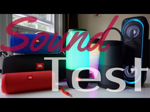 Sound Test Featuring JBL Pulse 3, Pulse 2, Charge 3, Xtreme, Flip 4, Sony XB40 & Bose Revolve Plus