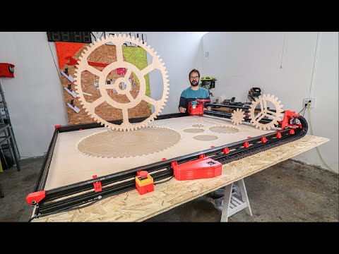 LARGE 3D PRINTED CNC FROM SCRATCH