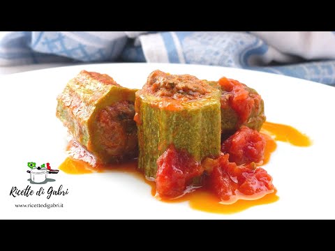ZUCCHINE RIPIENE in Padella RICETTA ROMANA - RICETTE DI GABRI