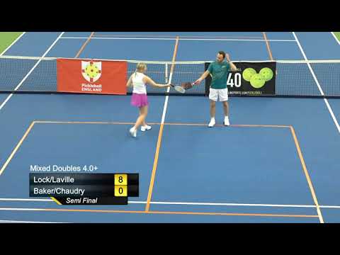 English Nationals Mixed Doubles SF Lock/Laville v Baker/Chaudry