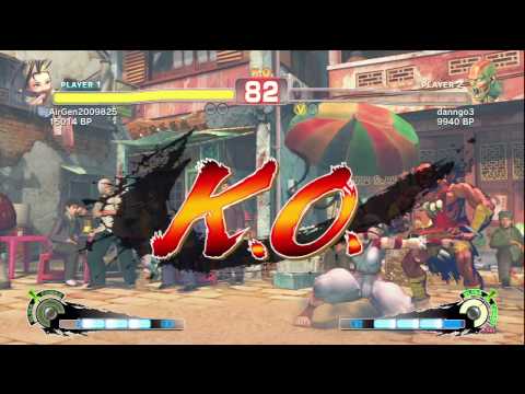 SSF4 - AirGen (Ibuki) VS. danngo (Dhalsim)