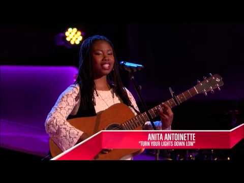 Anita Antoinette - Turn Your Lights Down Low | The Blind Audition | The Voice 2014