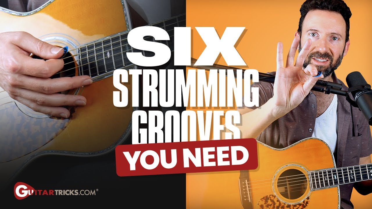 Get GREAT at acoustic rhythm guitar: 6 grooves you NEED - YouTube