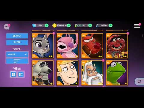 Disney Heroes Battle Mode 1 Heroes in Chapter 11 (Malaysia)