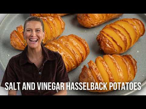 Salt and Vinegar Hasselback Potatoes
