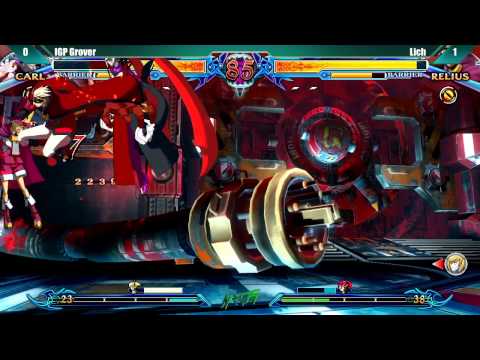 NEC 15 BlazBlue Chronophantasma Top 8 Grover vs Lich