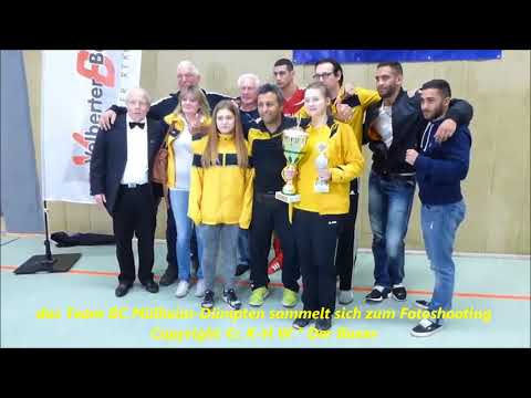 Boxen * NRW Cup * Team des BC Mülheim Dümpten mit Cup Sieger * Sponsor Dortmunder BS
