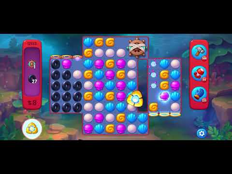 Fishdom Hard level 12133 no boosters フィッシュダム ハード