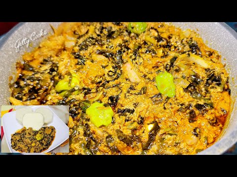 Authentic Ghana Palava Sauce Recipe/Kontomire Stew