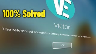 The referenced account is currently locked out and may not be logged o