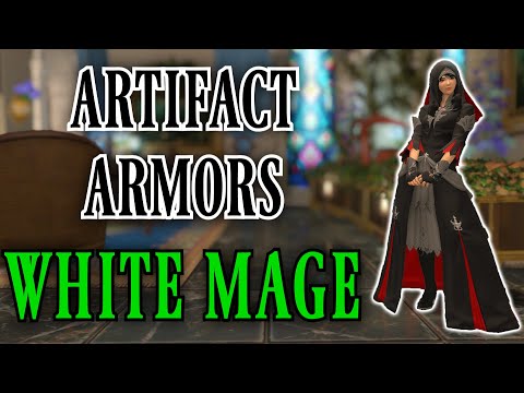White Mage Artifact Armors ARR to SHB (FFXIV)