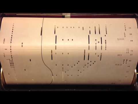 Me And My Shadow Pl Pauline Alpert  Player Piano Roll