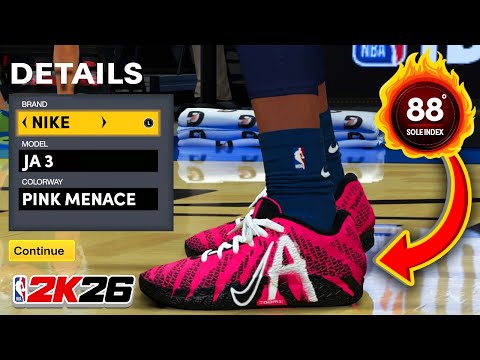 NBA 2K26 Shoe Creator: Nike Ja 3 Pink Menace