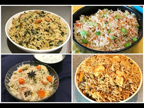 InstantPot Indian Veg Rice Recipes | Quick and Easy Rice Recipes | One pot meal | Lunch box recipes Video