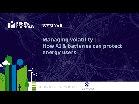 Webinar: Managing Volatility | How AI & batteries can protect energy users