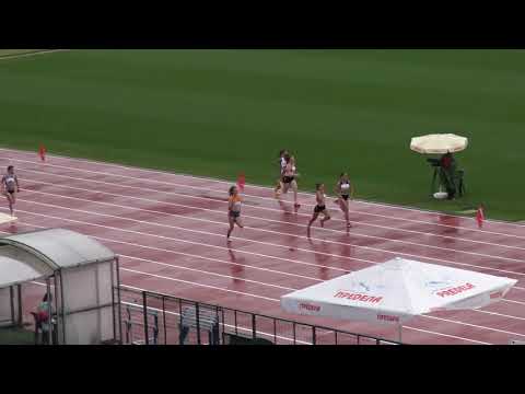 100м Девойки, серия 4, Национален шампионат под 18 год., 2020