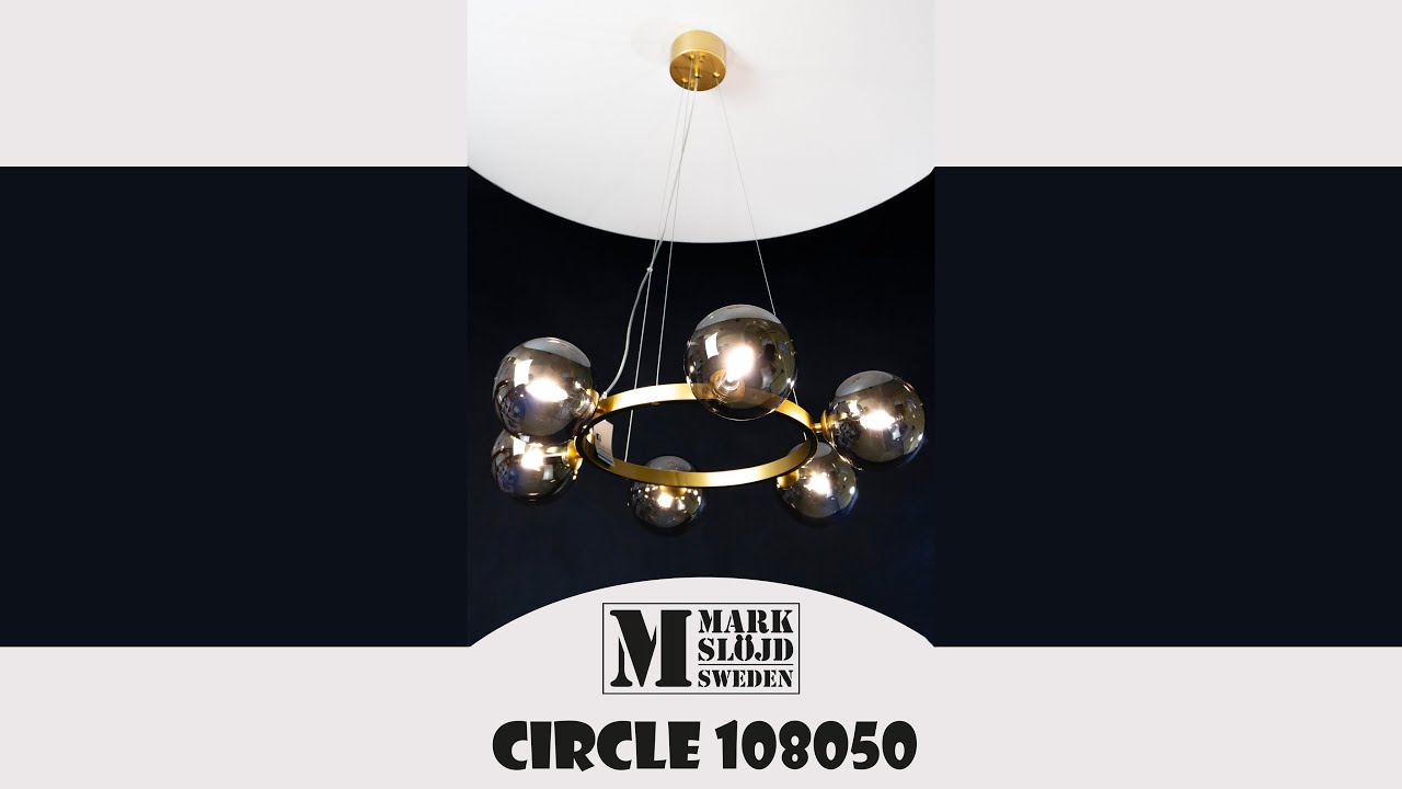Lampa wisząca CIRCLE 108050 Markslojd. Skandynawski styl, nowoczesna forma do salonu lub jadalni 🎁💥💯