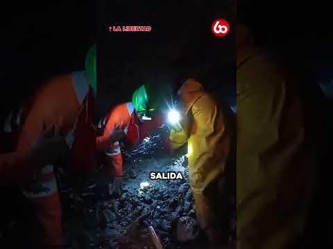 RESCATE DE MINEROS ATRAPADOS TRAS DERRUMBE EN GRAN CHIMÚ