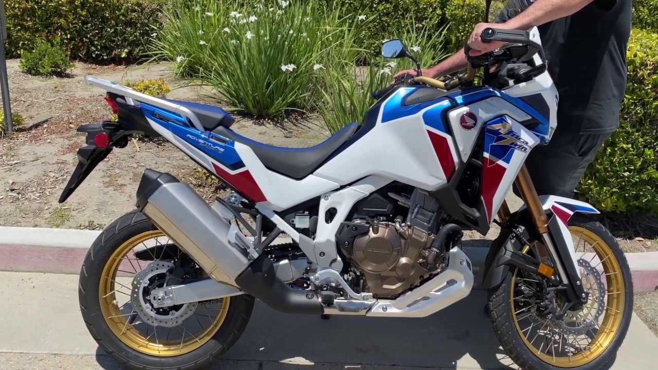 2020 Honda Africa Twin Exhaust Sound Stock vs. Yoshimura RS-12 Slip-on