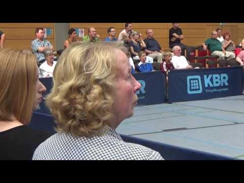 Bundesliga 2 Tischtennis TV Hilpoltstein vs FC Koeln 20160911 Dr Nico Christ vs Brosig 1