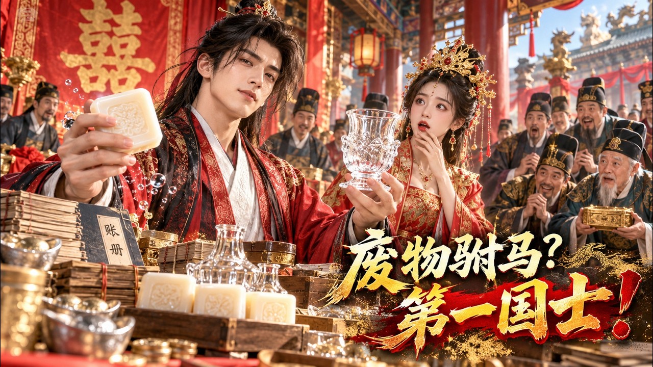 穿越古代成窮酸駙馬，新婚夜公主嫌我是廢物，立規矩要與我分床睡！誰知我隨手做出肥皂玻璃，靠現代?