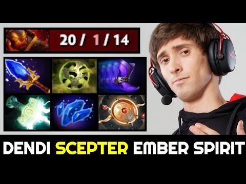 DENDI Carry the Game with Scepter Ember Spirit