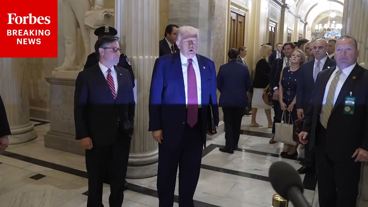 BREAKING: Trump Arrives On Capitol Hill To Push 'Big Beautiful Bill' & Takes Questions From Press