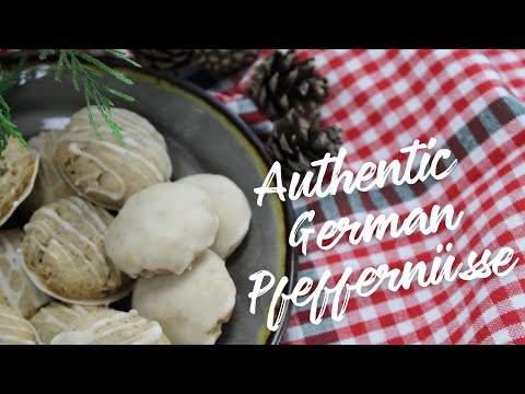 Pfeffernuesse - Authentic German Christmas Cookies aka pepper nuts