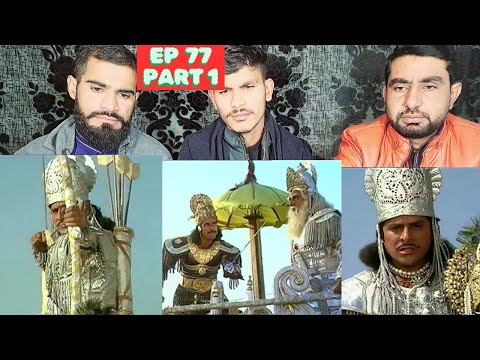 १० कौरवो की मौत - महायुद्ध का आरंभ EP 77 Part 1 Mahabharat Stories | B R Chopra | Pakistani Reaction