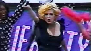 Cyndi Lauper perform at San Jose Pride 2000